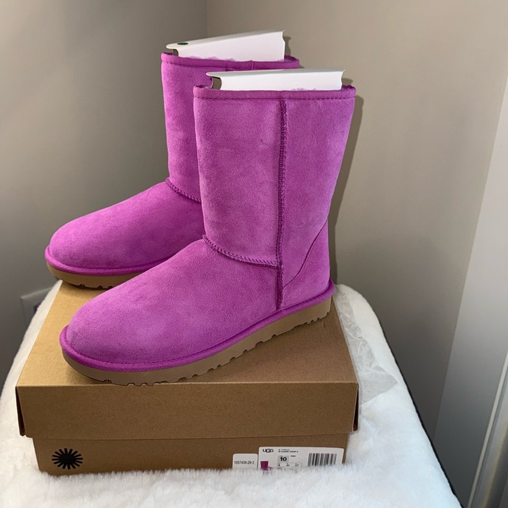 UGG Classic Short II Purple Ruby W-1016223-PRBY Women's